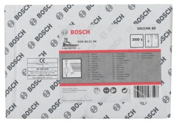 Bosch Yuvarlak Kafalı Düz Şerit Çivi 80 Mm Parlak