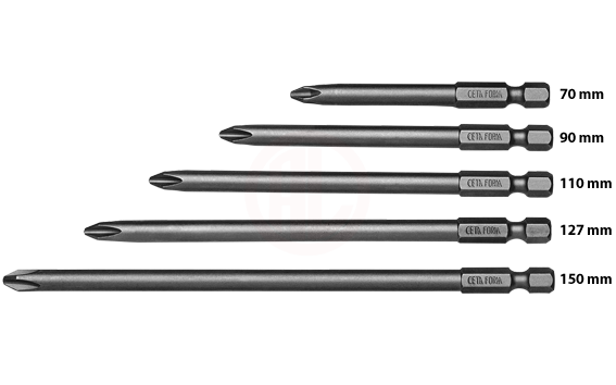 Ceta Form 1/4 İnç Yıldız Bits Uç Ph3 X 127 Mm