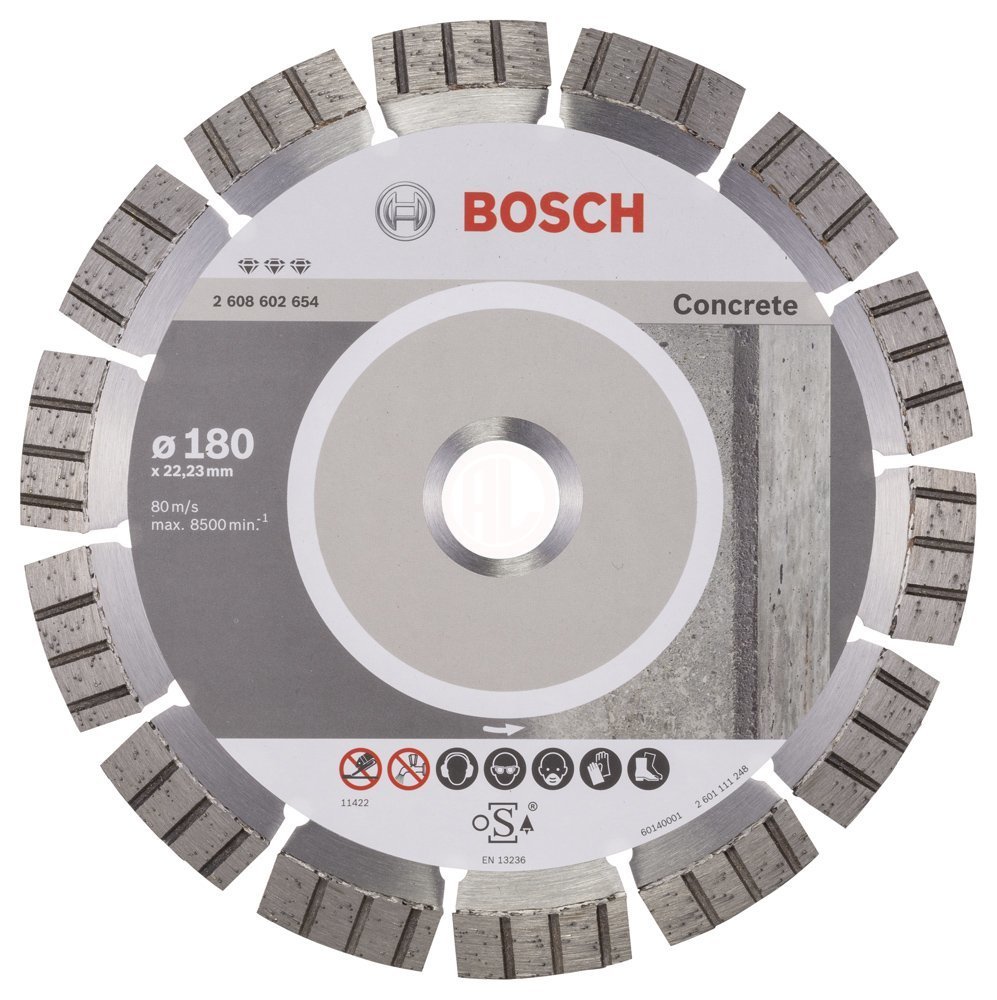 Bosch Elmas Kesme Diski Best For Concrete 180x22,23 mm - 2608602654
