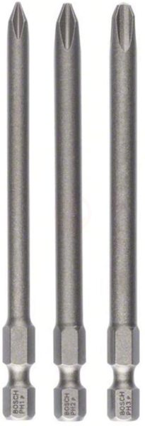 Bosch Vidalama Ucu Extra Hard Set 89 mm (3 Parça PH1/2/3) - 2607001757