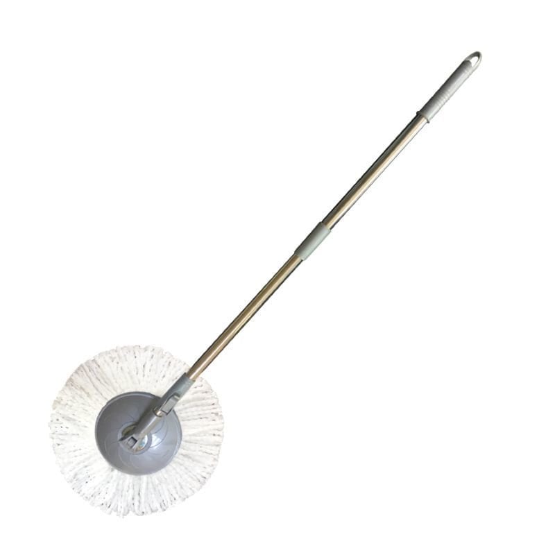 İzmir Fırça Yuvarlak 360° Mikrofiber Mop Saplı Takım