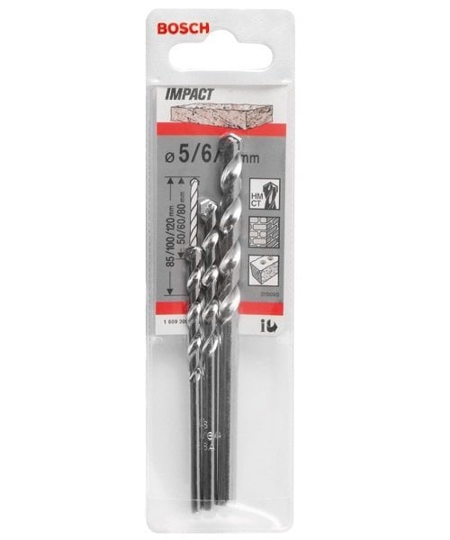 Bosch Ts İmpact 5-6-8 Mm 3 Parça - 1609200204