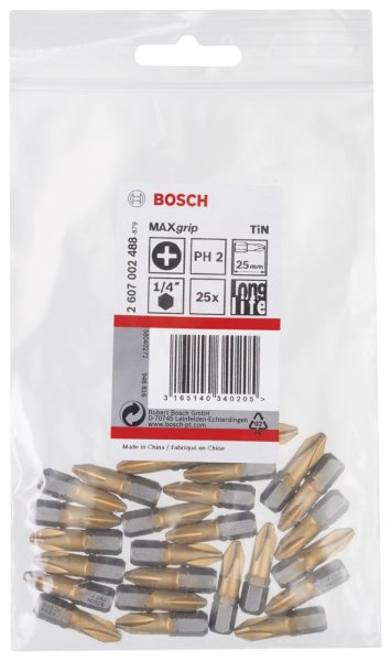 Bosch Maxgrip Vidalama Ucu Ph2X25 Mm 25 Li - 2607002488