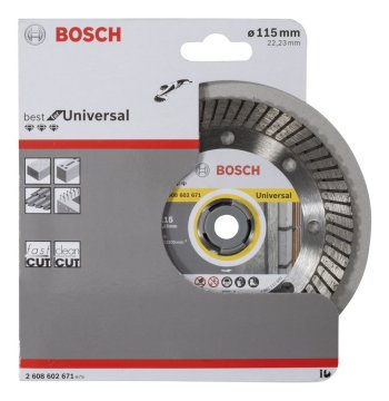 Bosch Elmas Kesme Diski Best For Universal 115x22,23 mm - 2608602671