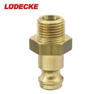 LÜDECKE ESM 18 NA Mini Stoper Uç (1/8 İnç Erkek)