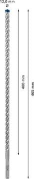 Bosch Kırıcı Delici Uç SDS-Plus-7X Expert 12x465 mm (1 Adet) - 2608900113