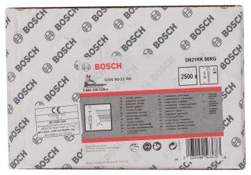 Bosch Yuvarlak Kafalı Yivli Şerit Çivi 90 Mm Çinko