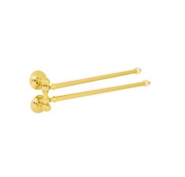 Meloni Çamlıca Kristalli Çiftli Uzun Havluluk Altın 60 Cm - 101.26.06