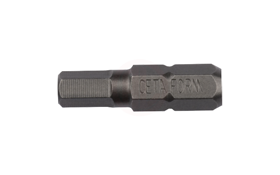Ceta Form 1/4 İnç Allen Bits Uç 5/32 İnç X 25Mm