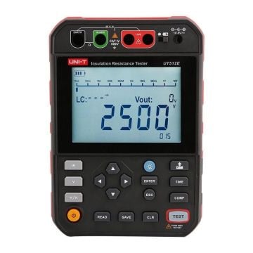 UNI-T UT512E 2.5kV Yalıtım İzolasyon Direnci Test Cihazı