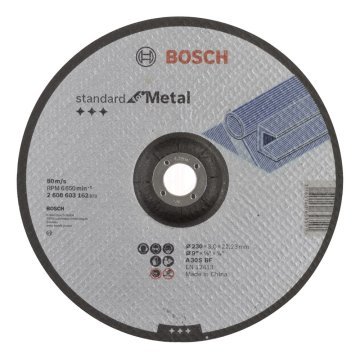 Bosch Kesme Diski Standard For Metal Bombeli 230x22,23x3,0 mm (A 30 S BF) - 2608603162