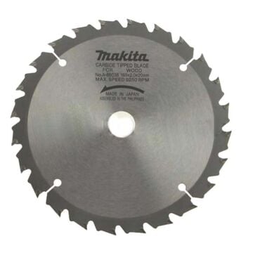 Makita Profesyonel Ahşap Daire Testere 165x20 mm 24 Diş (ATB) (A-86038)