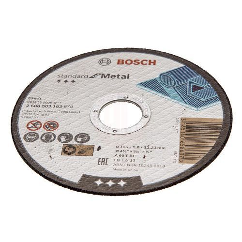 Bosch Kesme Diski Standard For Metal Düz 115x22,23x1,6 mm (A 60 T BF) - 2608603163