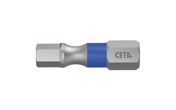 Ceta Form 1/4 İnç Allen Bits Uç (Renk Kodlu) 2.5 X 25 Mm