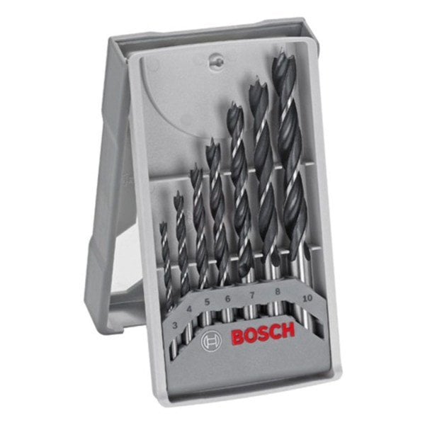 Bosch Ahşap Matkap Ucu Silindir Şaft Set (7 Parça) - 2607017034