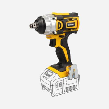 Rtrmax RTX2028 Akülü Somun Sıkma Kömürsüz 1/2 250Nm 2x4 Ah Akü X-Lion