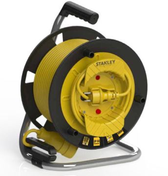 Stanley IP44 ST-G Serisi 1 Soketli 50+2 Metre Makaralı Kablo 3x1.5 mm H05VV-F