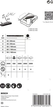 Bosch Beton Matkap Ucu Expert ImpactC HEX-9 MC (8 Adet) - 2608901455