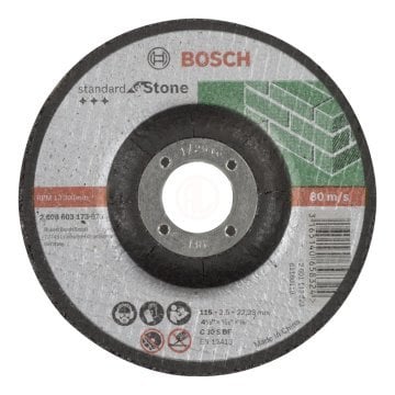 Bosch Kesme Diski Standard For Stone Bombeli 115x22,23x2,5 mm (C 30 S BF) - 2608603173