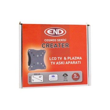 Endpa Crater Lcd ve Plazma TV Tutucu Siyah - 013022001101103