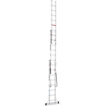 Çağsan Üç Parçalı Çok Amaçlı Alüminyum Merdiven 3x8 Basamaklı - TS175