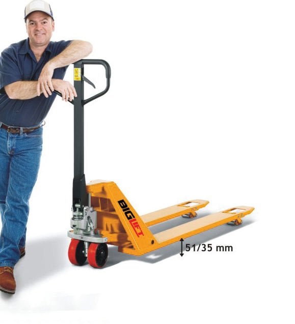 Biglift Alçak Şase Transpalet 1500 Kg - BIGACLOW