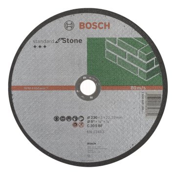Bosch Kesme Diski Standard For Stone Düz 230x22,23x3,0 mm (C 30 S BF) - 2608603180