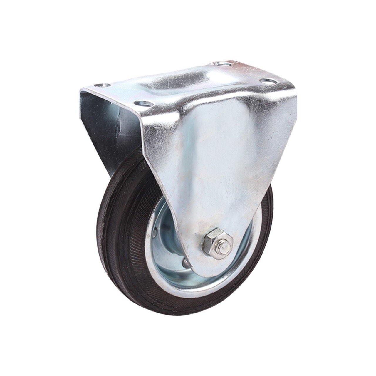 Mertsan Sabit Sac Cantlı Kauçuk Burçlu Tekerlek 150x45 mm (150 Kg)