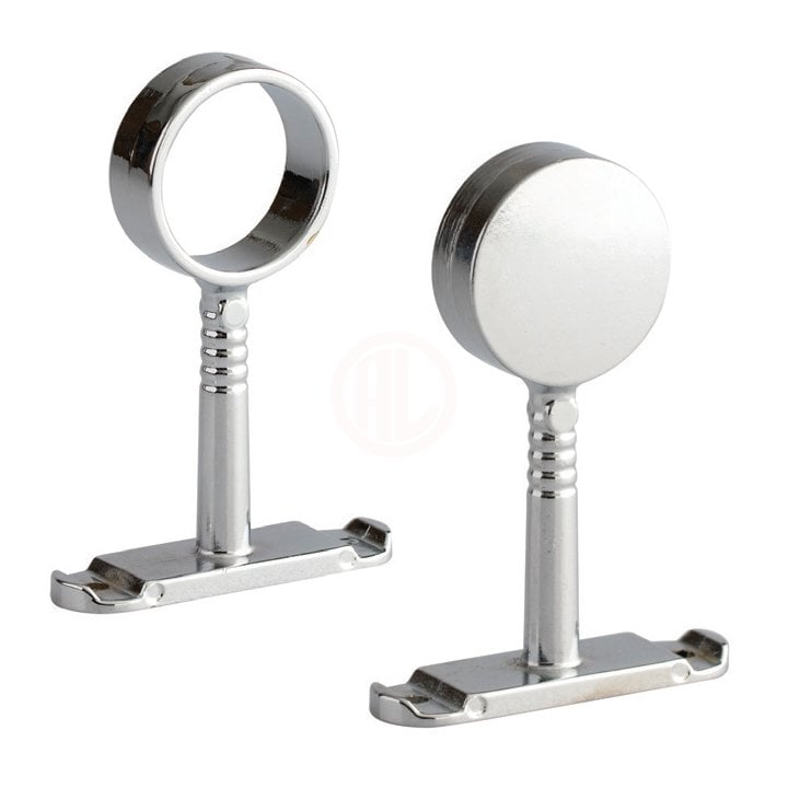Ayder Yuvarlak Ayaklı Flanş Kapalı Ø25 Krom - D 0706