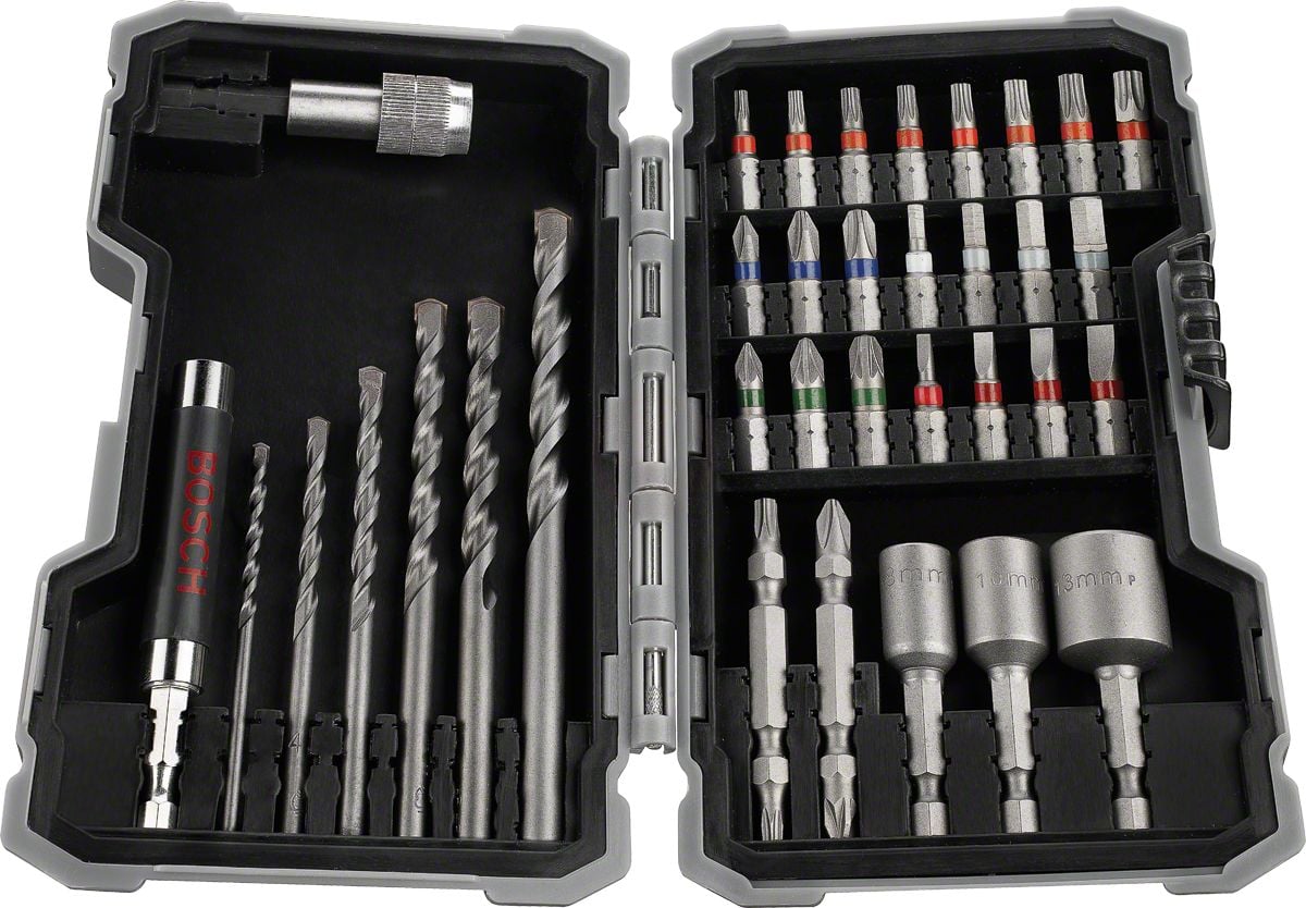 Bosch Profesyonel Delme ve Vidalama Set Beton (35 Parça) - 2607017326