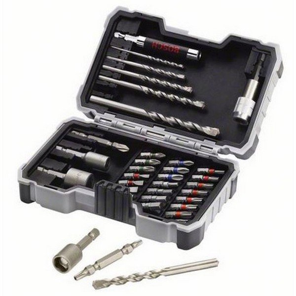 Bosch Profesyonel Delme ve Vidalama Set Beton (35 Parça) - 2607017326