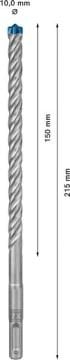 Bosch Kırıcı Delici Uç SDS-Plus-7X Expert 10x215 mm (30 Adet) - 2608900187
