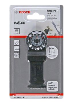 Bosch Starlock Testere Ucu Wood AIZ 32 EPC 32 mm (1 Adet) - 2608661637