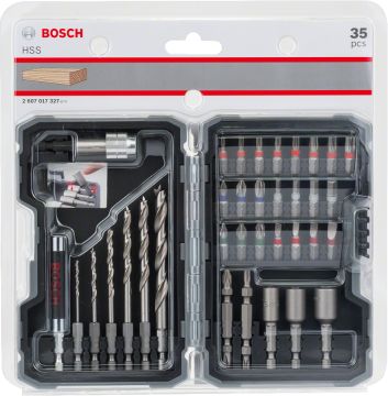 Bosch Profesyonel Delme ve Vidalama Set Ahşap (35 Parça) - 2607017327