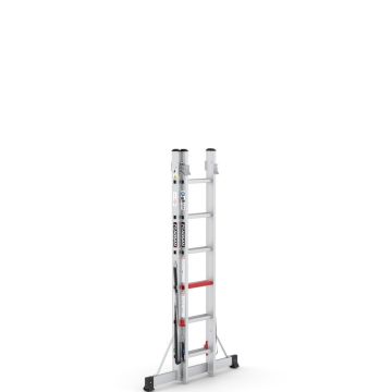 Çağsan İki Parçalı Çok Amaçlı Alüminyum Merdiven 2x6 Basamaklı - TSA4