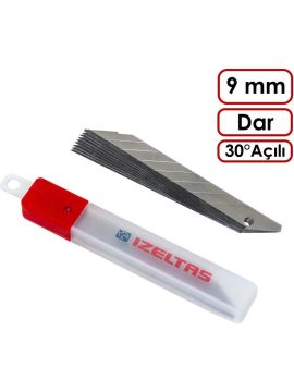 İzeltaş Pro Maket Bıçağı Yedek Bıçak 30° Açılı 9Mm