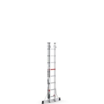 Çağsan İki Parçalı Çok Amaçlı Alüminyum Merdiven 2x8 Basamaklı - TSA5