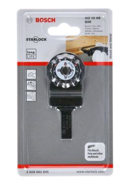Bosch Starlock Testere Ucu Wood And Metal AIZ 10 AB 10 mm (1 Adet) - 2608661641