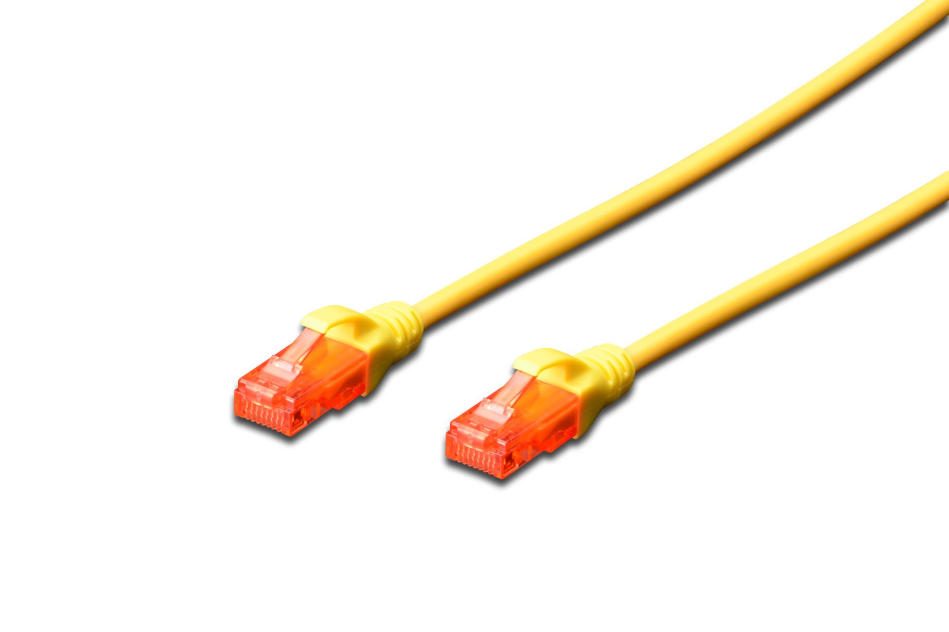 Assmann Digitus Patch Kablo, U-Utp, Cat. 6, 10 Mt, Awg 26/7, Cu, Lszh, Sarı Renk