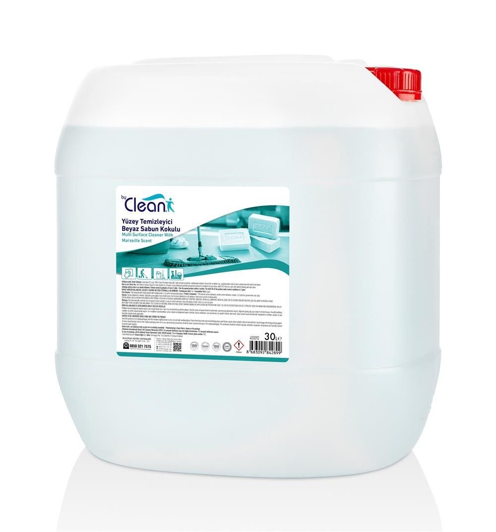 Rulopak By Clean Yüzey Temizleyici Beyaz Sabun Kokulu 30 Kg