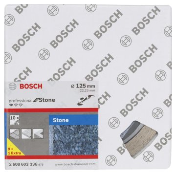 Bosch Elmas Kesme Diski Standard For Stone 125x22,23 mm (10 Adet) - 2608603236