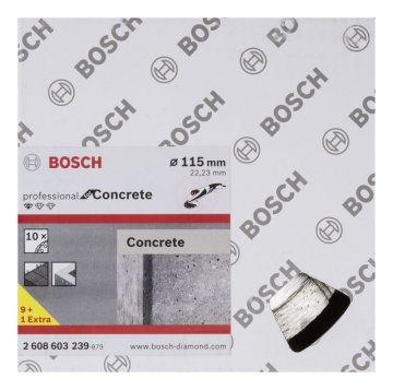 Bosch Elmas Kesme Diski Standard For Concrete 115x22,23 mm (10 Adet) - 2608603239