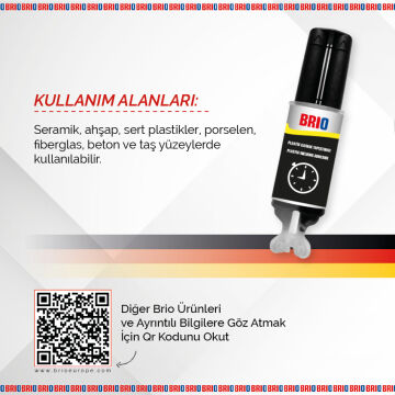 Brio Plastik Kaynak Yapıştırıcı 30 Gr