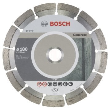 Bosch Elmas Kesme Diski Standard For Concrete 180x22,23 mm (10 Adet) - 2608603242