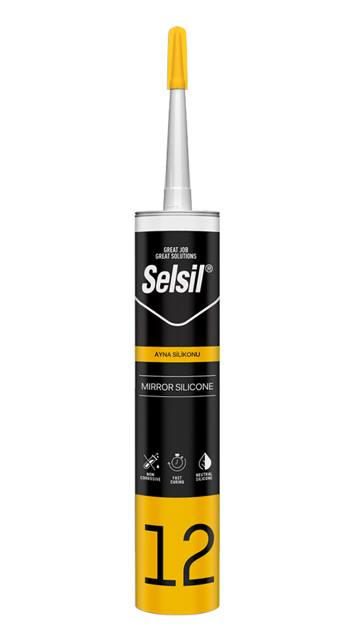 Selsil Ayna Silikonu 280 ml Şeffaf