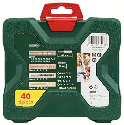 Bosch Vidalama ve Matkap Ucu X-Line Set (40 Parça) - 2607019600