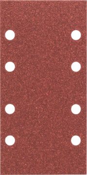 Bosch Titreşimli Zımpara Kağıdı 8 Delik 93x185 mm 80 Kum (10 Adet) - 2609256A82