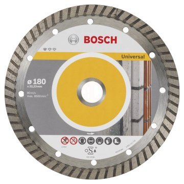 Bosch Elmas Kesme Diski Standard For Universal Turbo 180x22,23 mm (10 Adet) - 2608603251