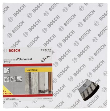 Bosch Elmas Kesme Diski Standard For Universal Turbo 180x22,23 mm (10 Adet) - 2608603251