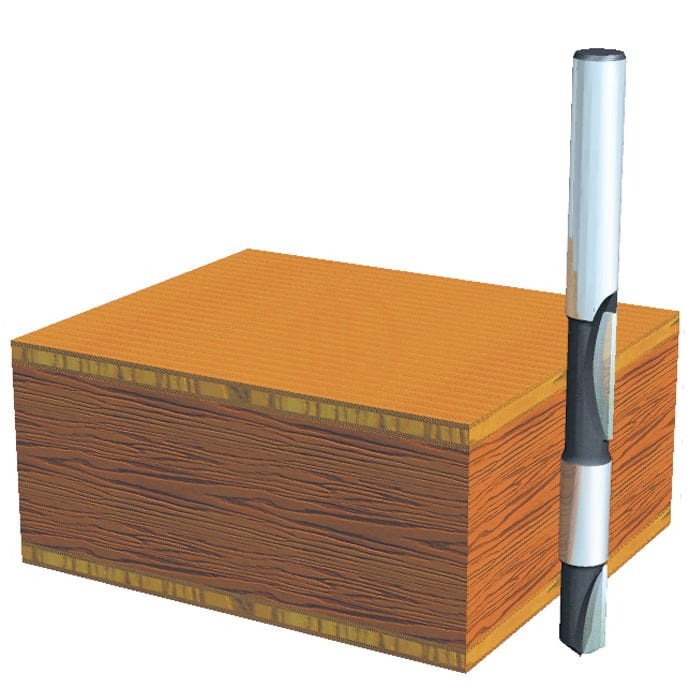 Makita Freze Ucu Çift Kenar Alma Bıçağı 6x6x70 mm (D-09341)
